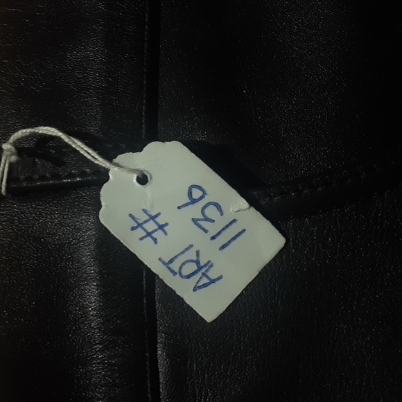 Skintan Men's Leather Pants Black Size 34 NWT - Picture 9 of 9